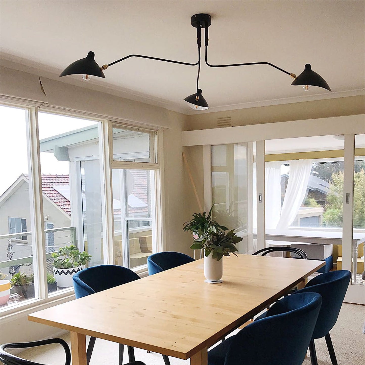 Serge Rotating Arm Ceiling light