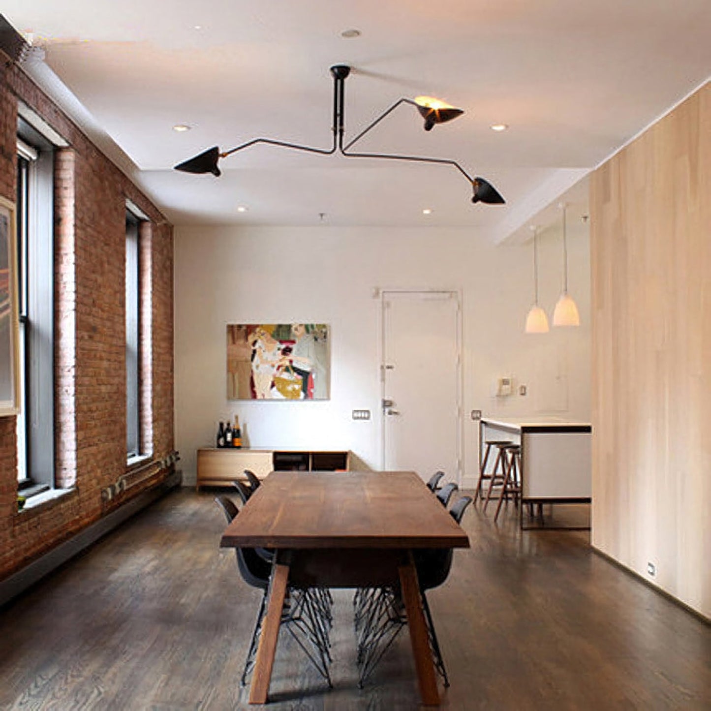 Serge Rotating Arm Ceiling light