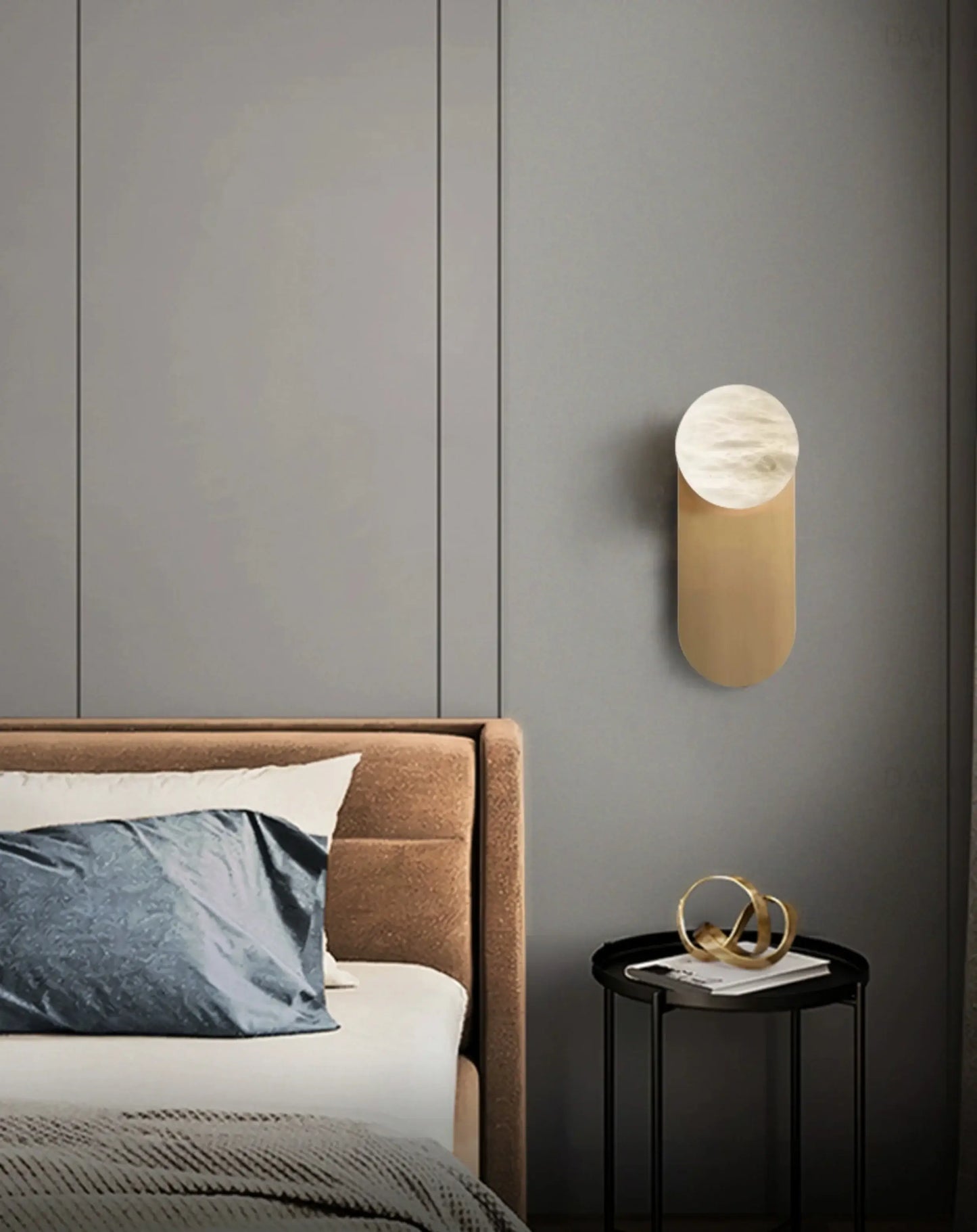 Alabaster Copper Adrion Wall Light - Nuvé