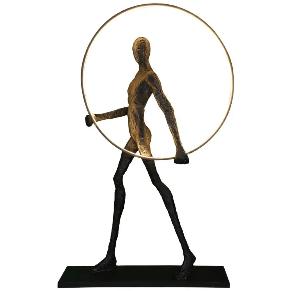 Aeon Sculpture Characters Floor Lamp by korewolamp featuring a modern, artistic design with a tall standing structure and unique sculpture details.