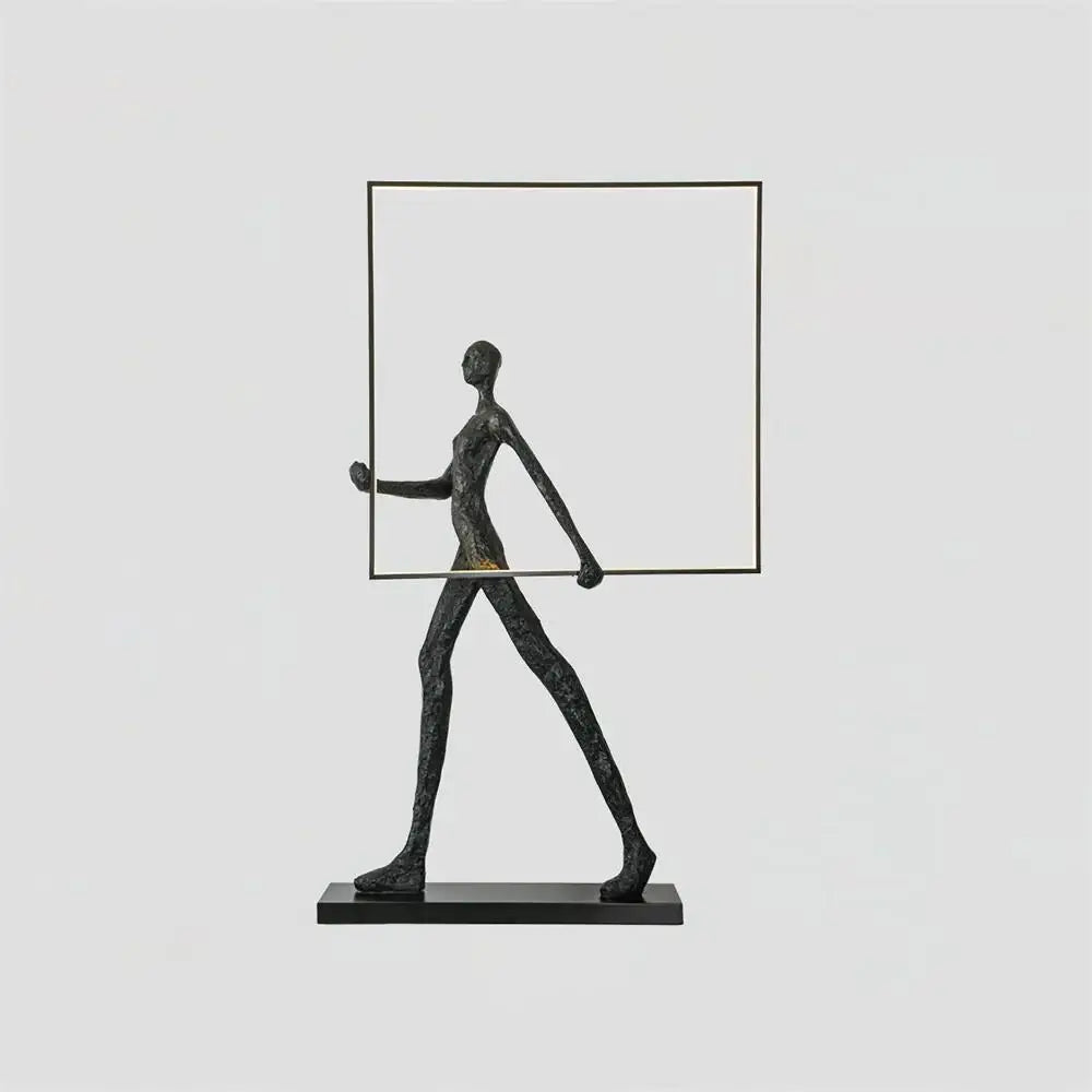 Korewolamp Aeon sculpture characters floor lamp with artistic design, featuring a tall, modern lamp with sculptural figure accents.