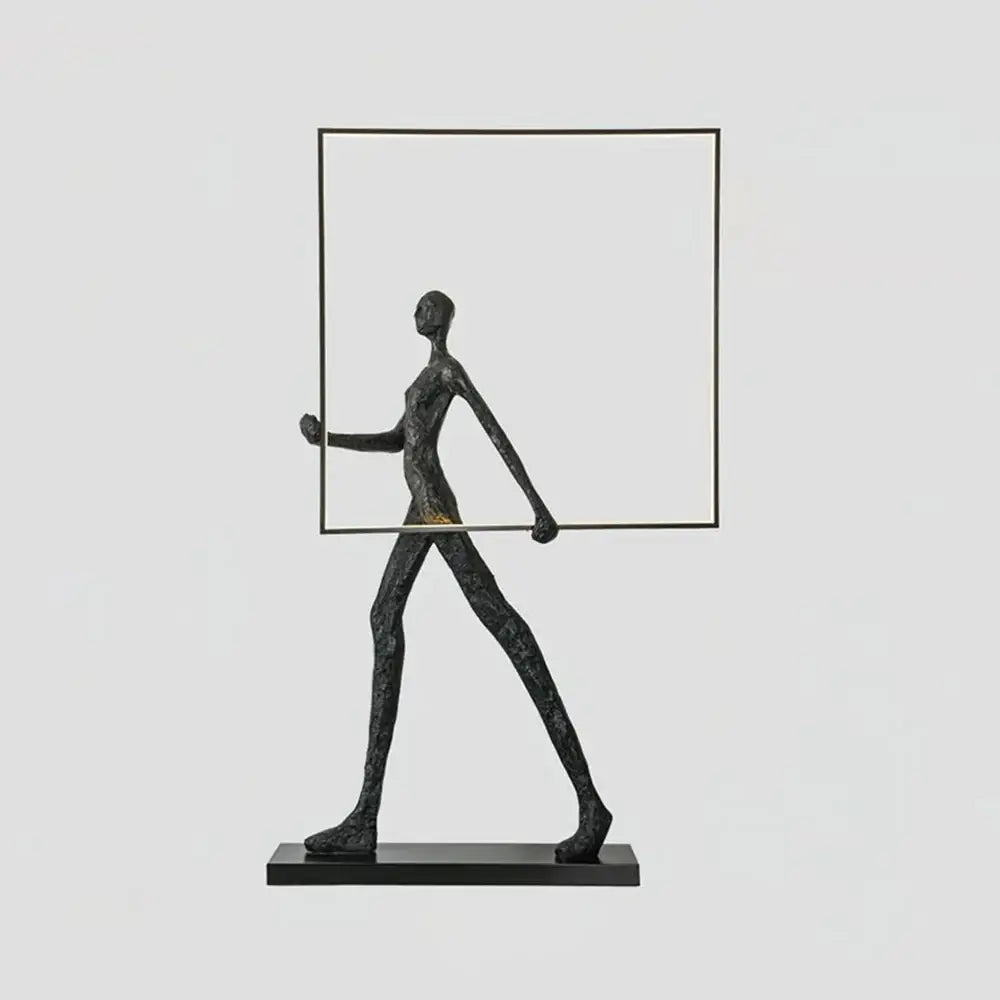 Aeon sculpture characters floor lamp by korewolamp, featuring a modern artistic design with a tall standing lamp and sculptural details.