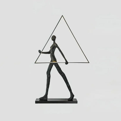 Aeon sculpture characters floor lamp by korewolamp featuring a modern, artistic design with a tall, sleek standing light.