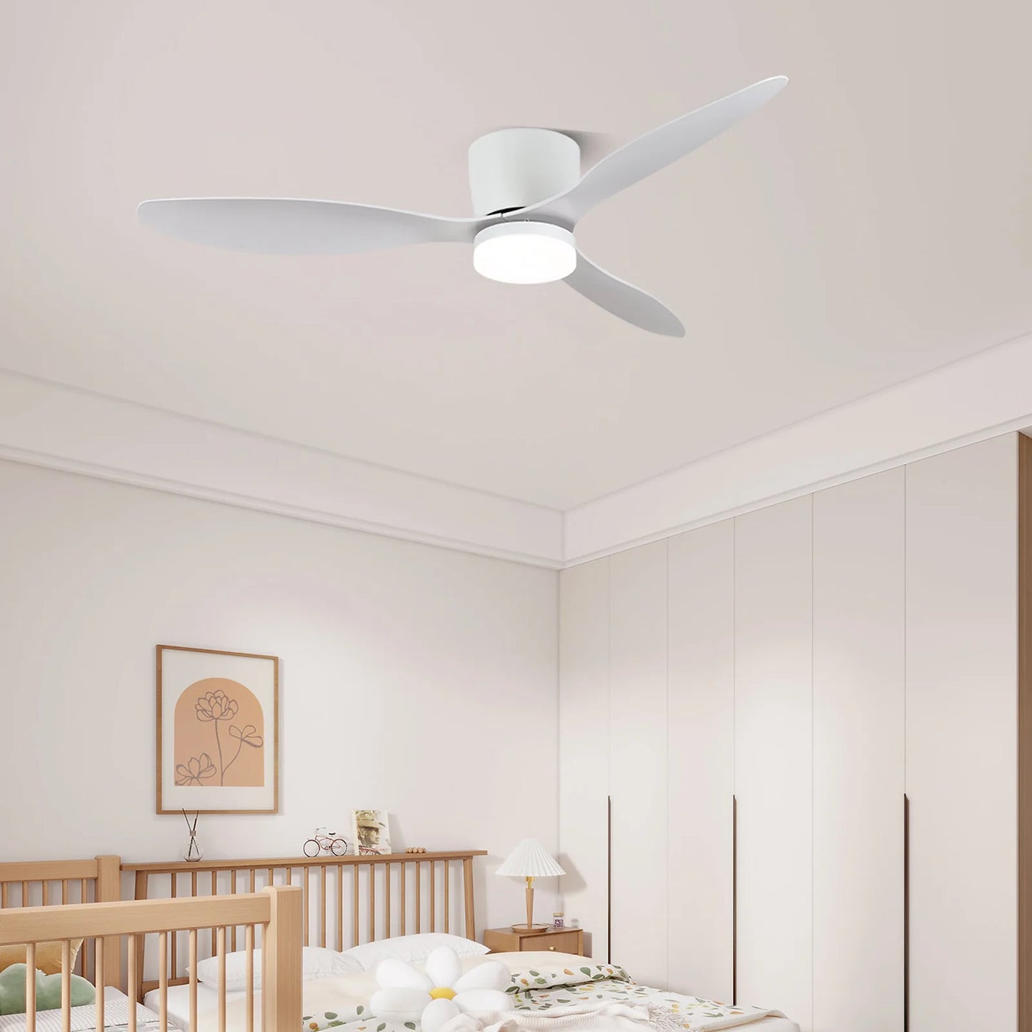 Aerodynamics Wooden Ceiling Fan Light - Nuvé
