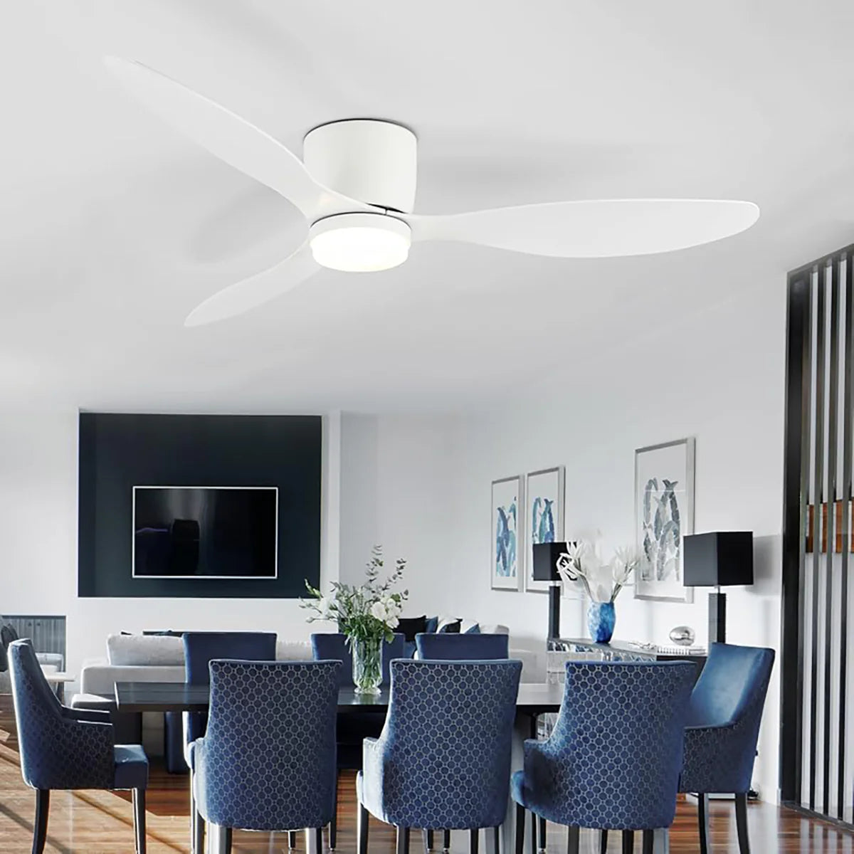 Aerodynamics Wooden Ceiling Fan Light - Nuvé