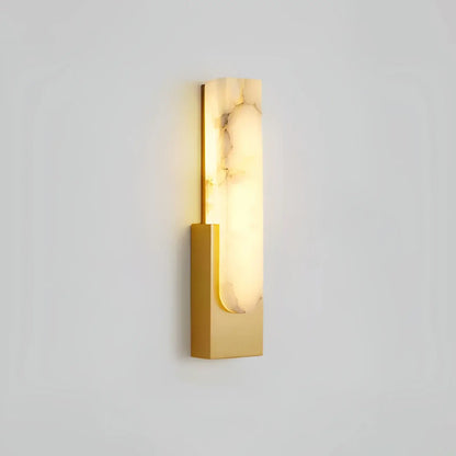 Agatha Alabaster Copper Wall Lamp - Nuvé