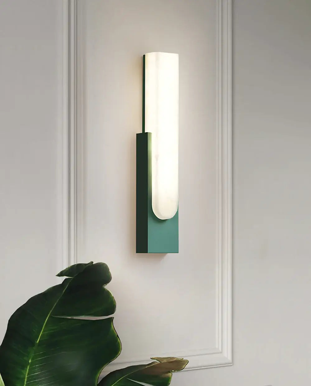 Agatha Alabaster Copper Wall Lamp - Nuvé