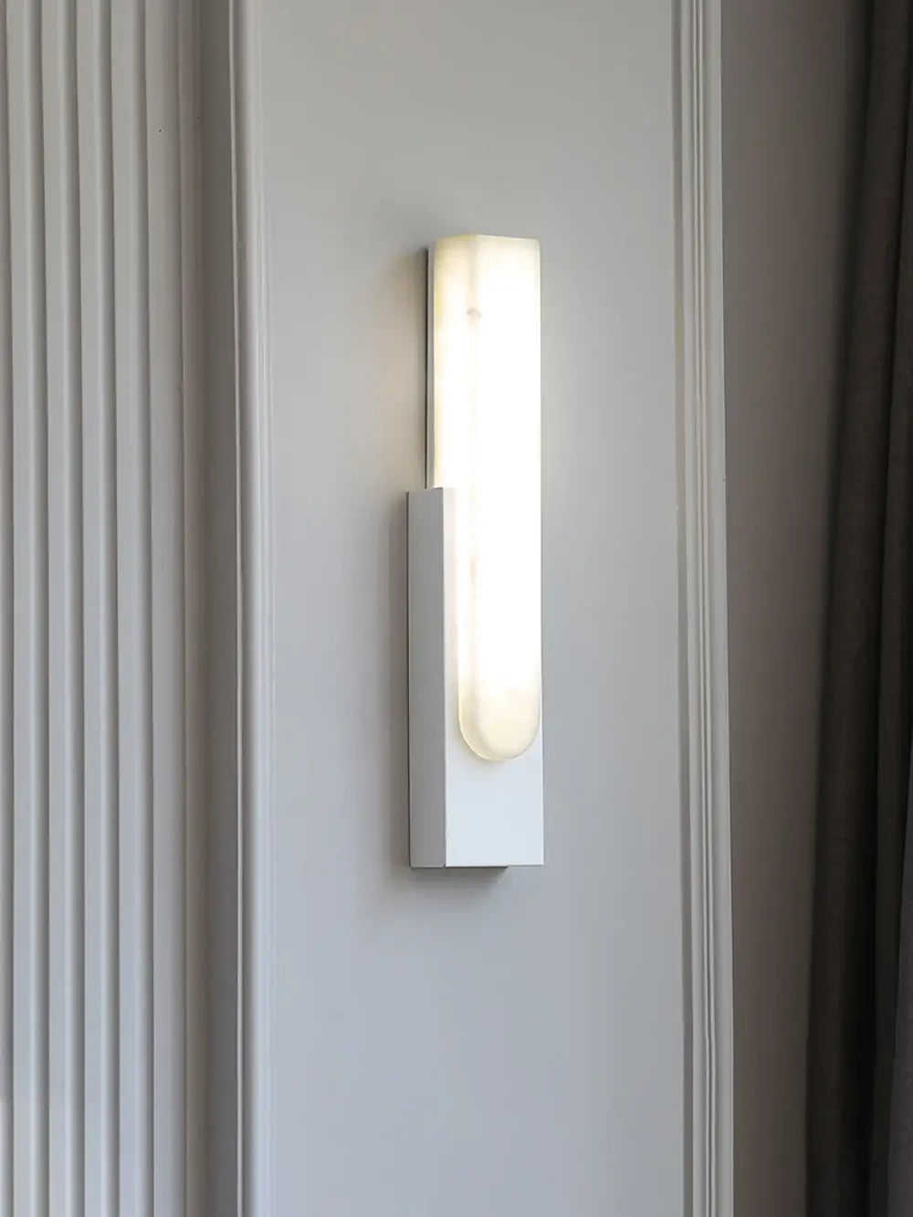 Agatha Alabaster Copper Wall Lamp - Nuvé