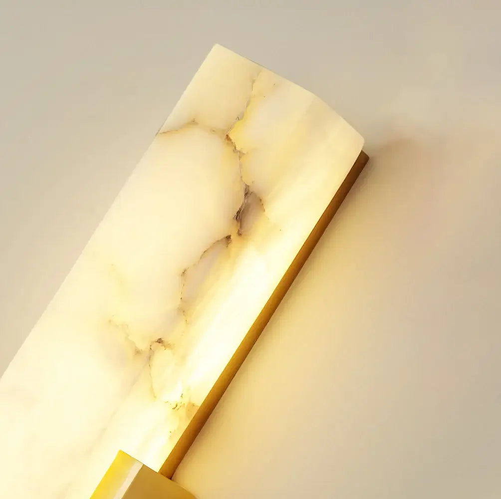 Agatha Alabaster Copper Wall Lamp - Nuvé