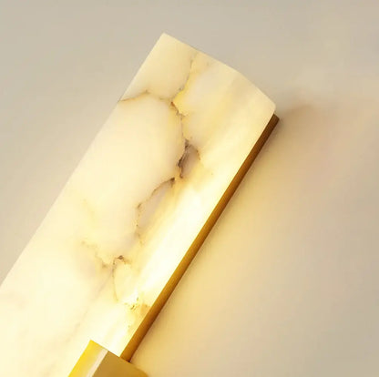 Agatha Alabaster Copper Wall Lamp - Nuvé