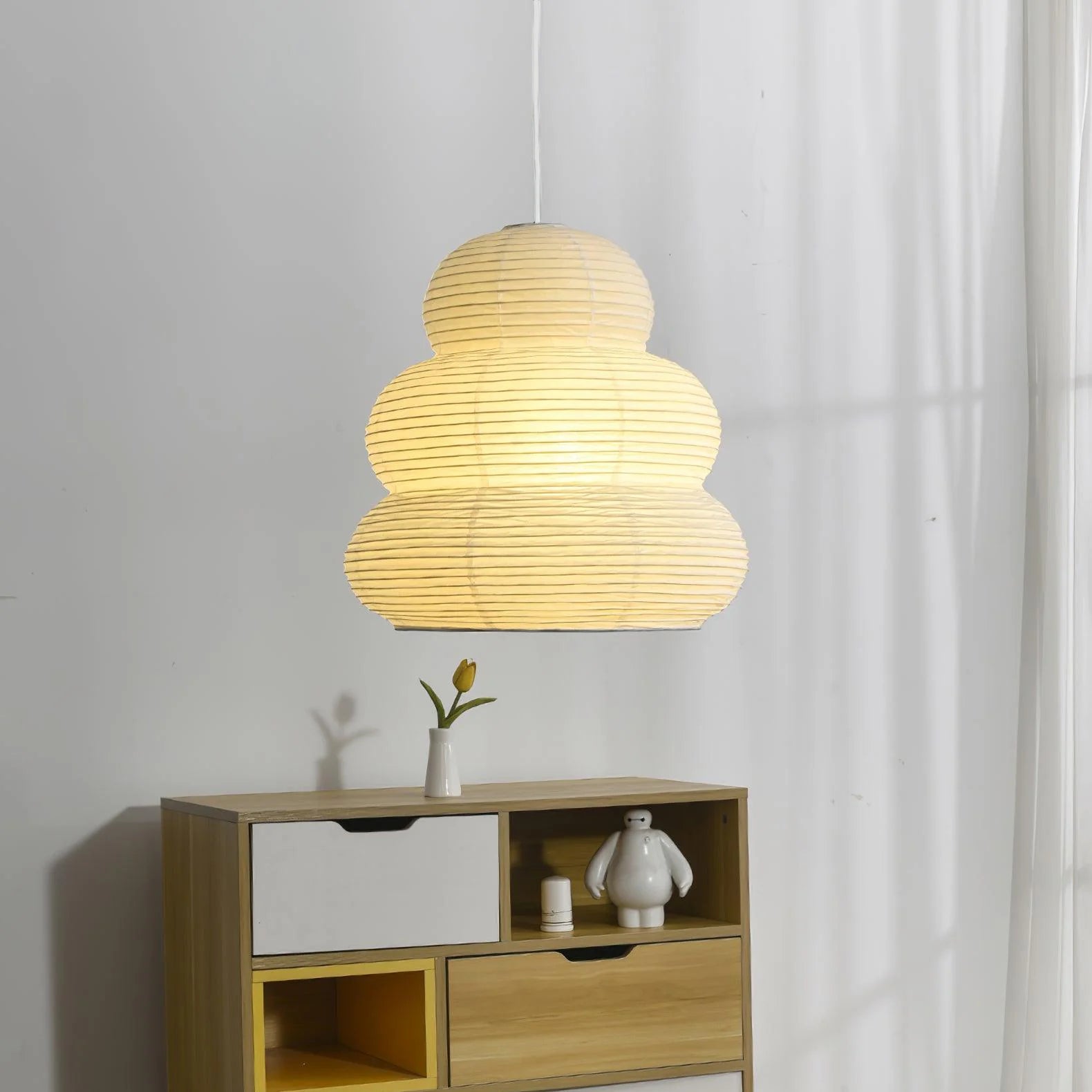 Akari Rice Paper 24N Pendant Light - Nuvé