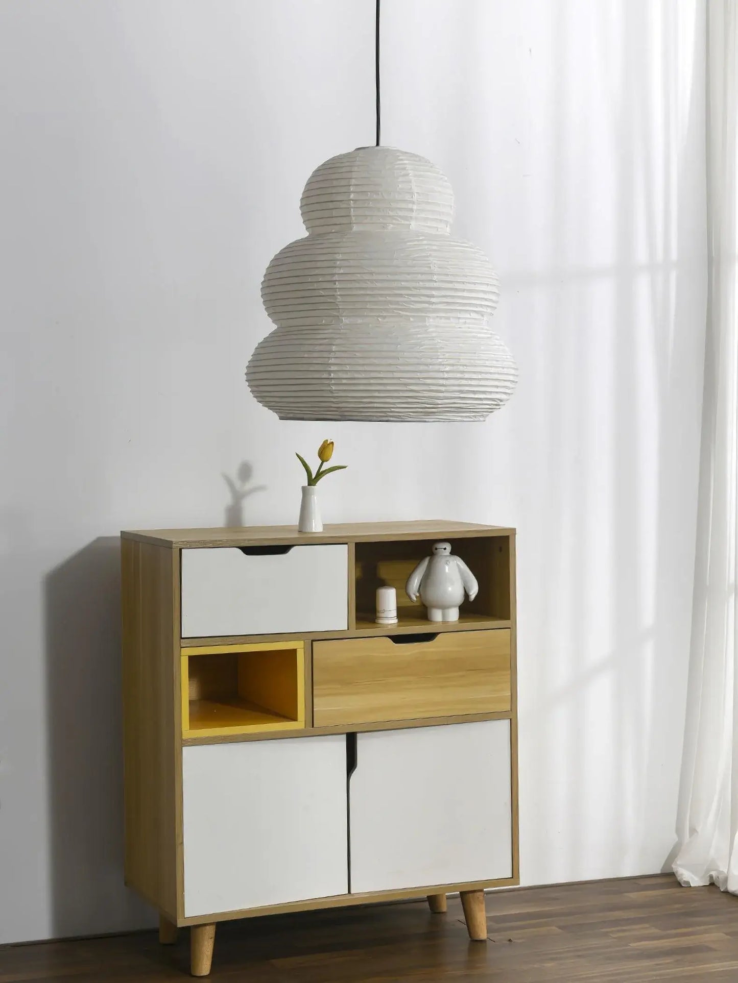 Akari Rice Paper 24N Pendant Light - Nuvé