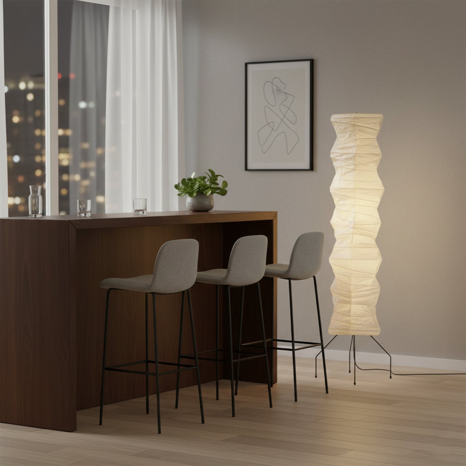 Akari UF4-33N Floor Lamp - Nuvé