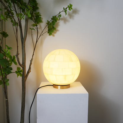 Alabaster Ball Table Lamp - Nuvé
