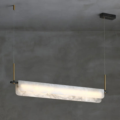 Alabaster Dining Linear Chandelier
