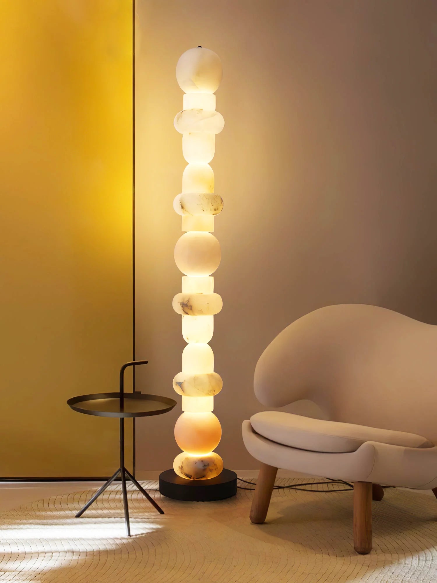 Alabaster Floor Lamp - Nuvé