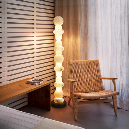 Alabaster Floor Lamp - Nuvé