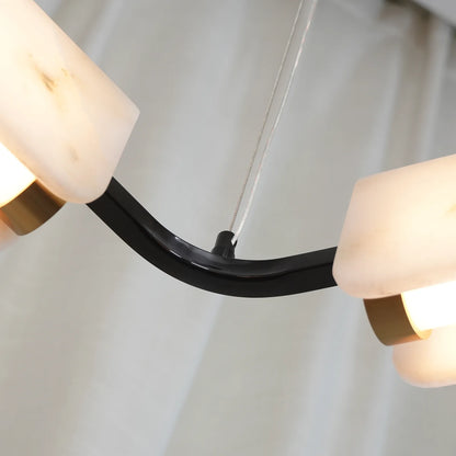 Alabaster Modern Chandelier - Nuvé