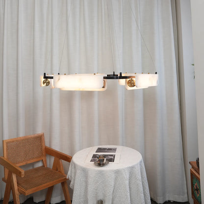 Alabaster Modern Chandelier - Nuvé