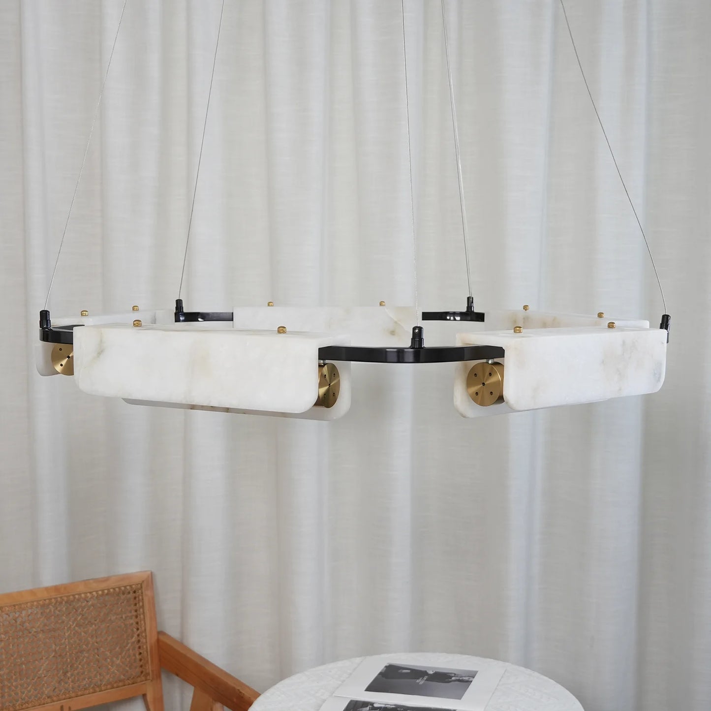 Alabaster Modern Chandelier - Nuvé