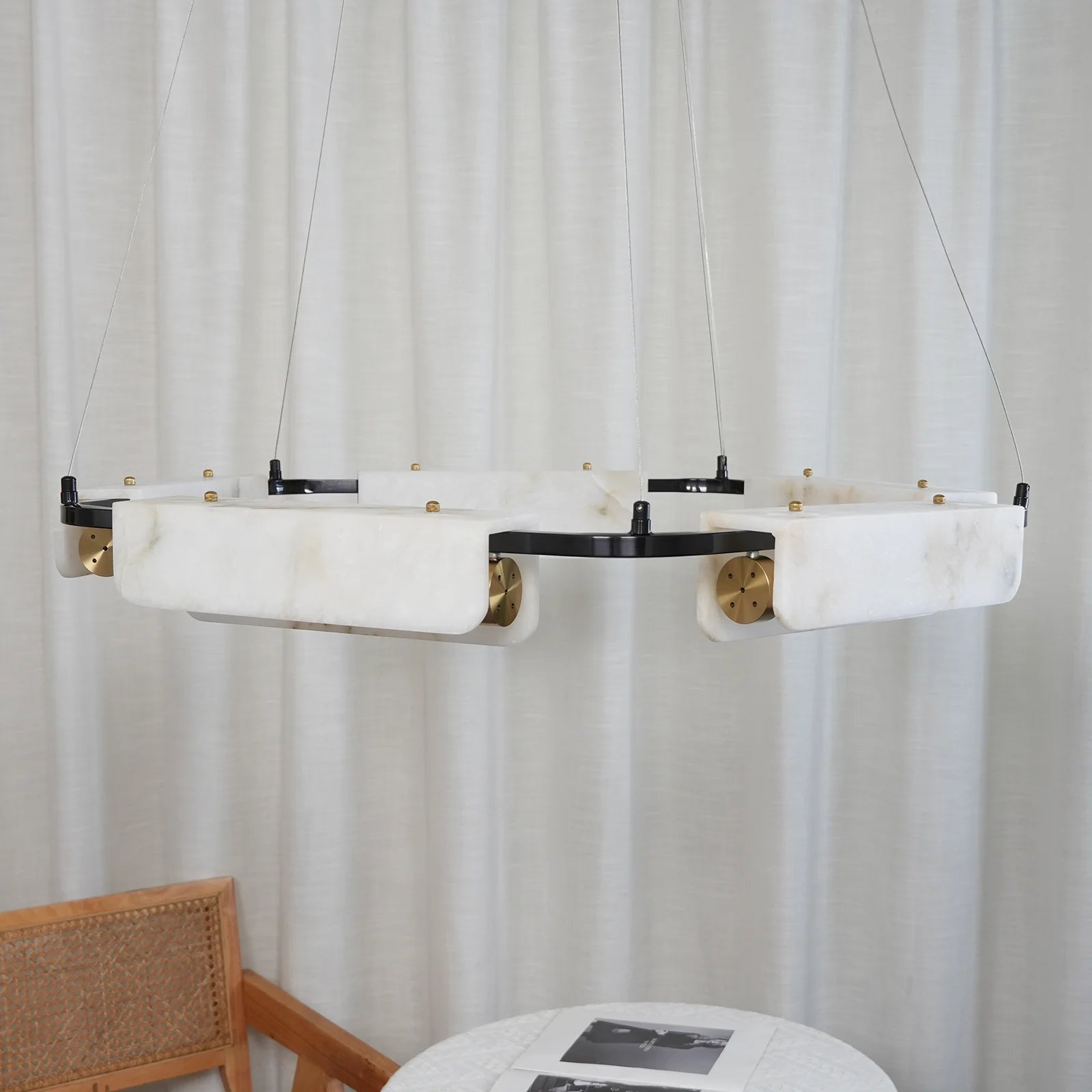 Alabaster Modern Chandelier - Nuvé