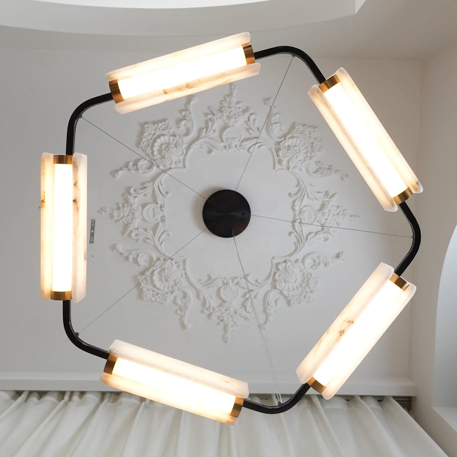 Alabaster Modern Chandelier - Nuvé