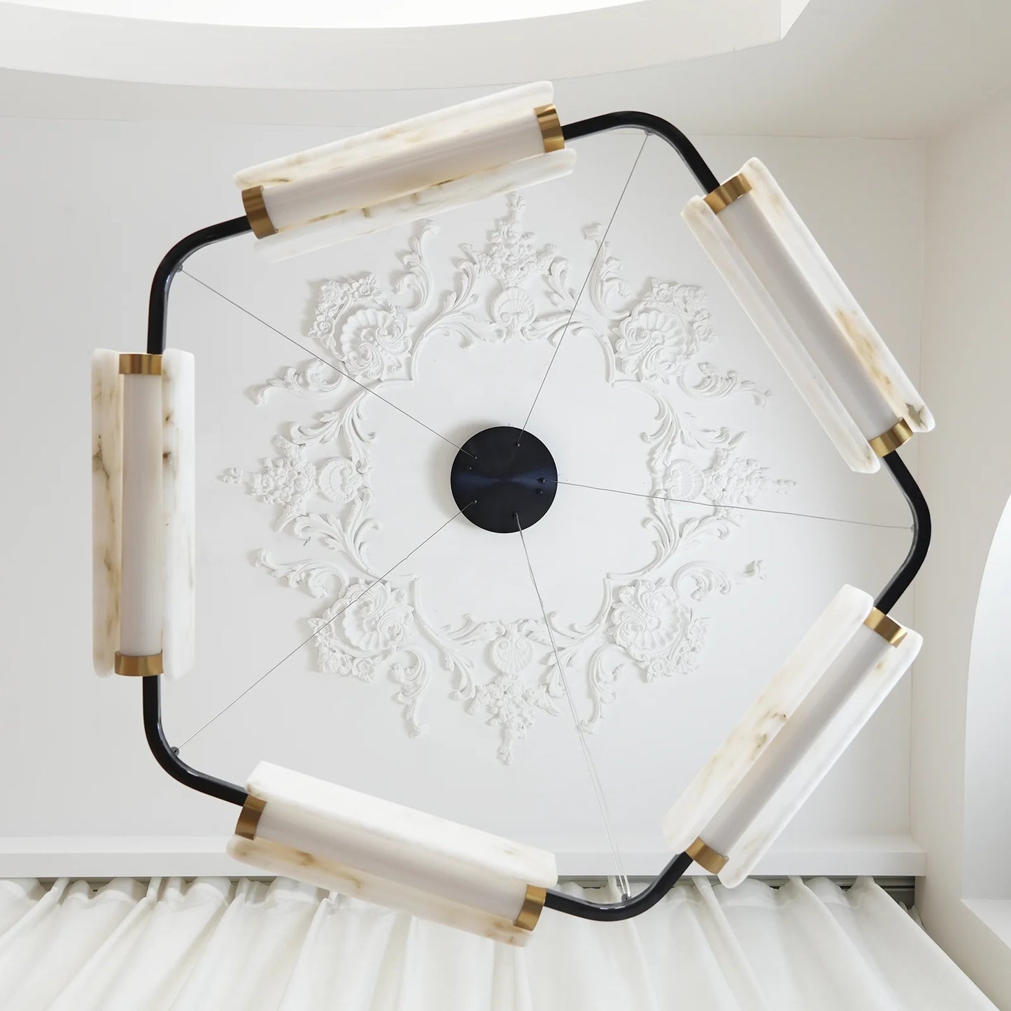 Alabaster Modern Chandelier - Nuvé