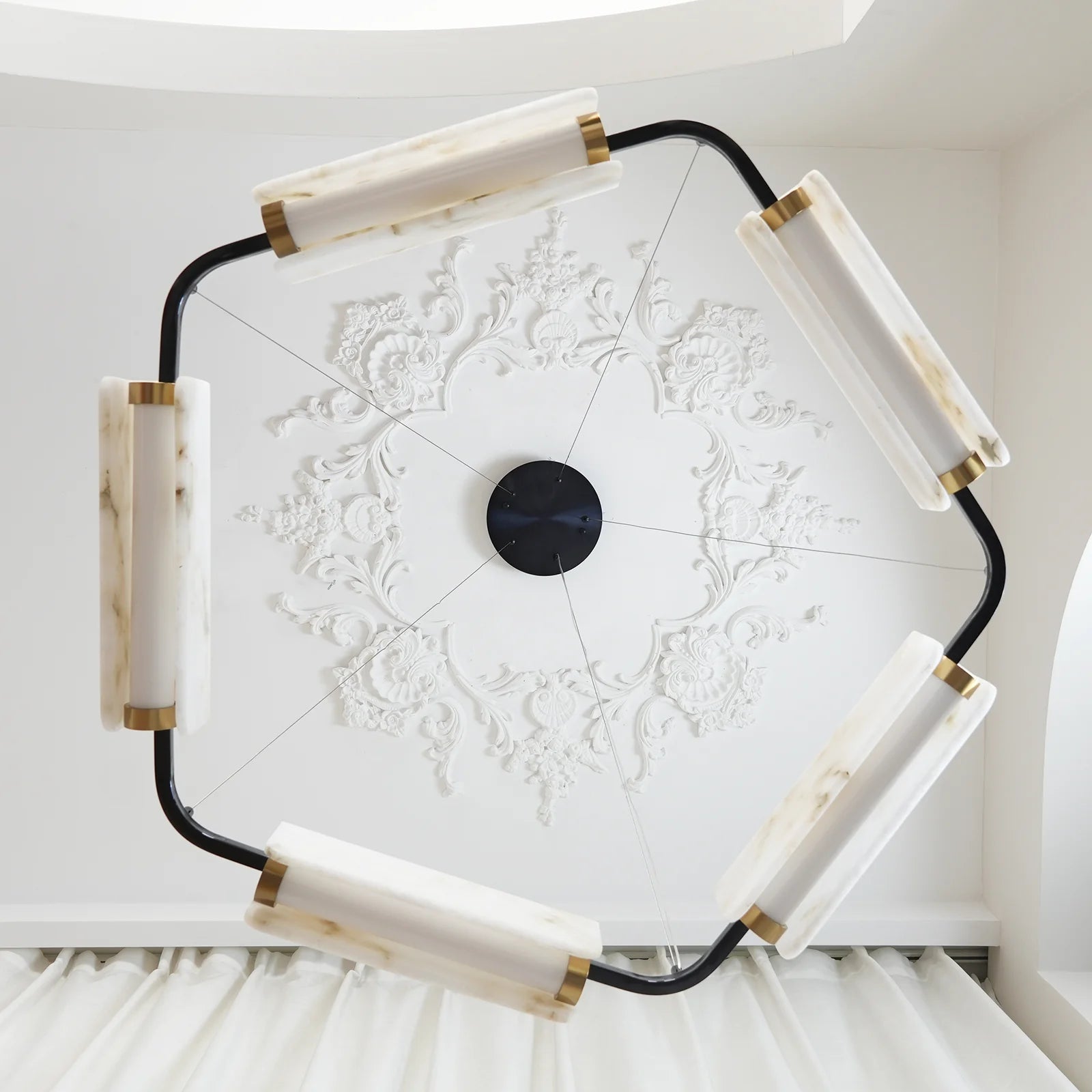 Alabaster Modern Chandelier - Nuvé