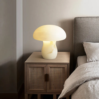 Alabaster Mushroom Table Lamp - Nuvé