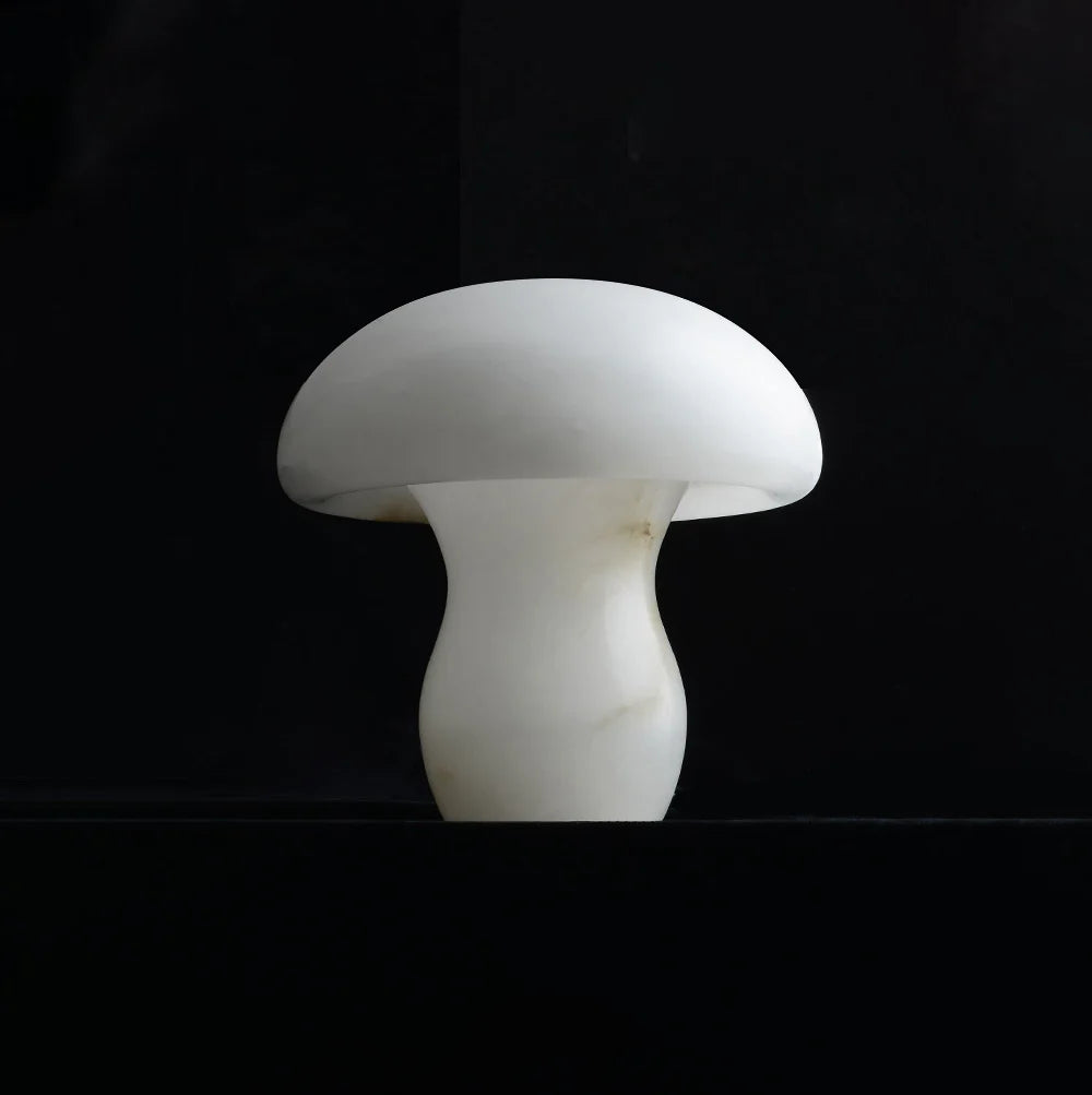 Alabaster Mushroom Table Lamp