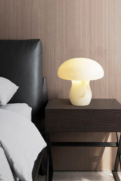 Alabaster Mushroom Table Lamp - Nuvé