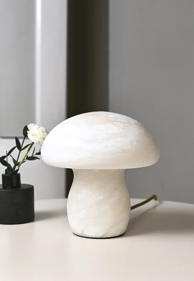 Alabaster Mushroom Table Lamp - Nuvé