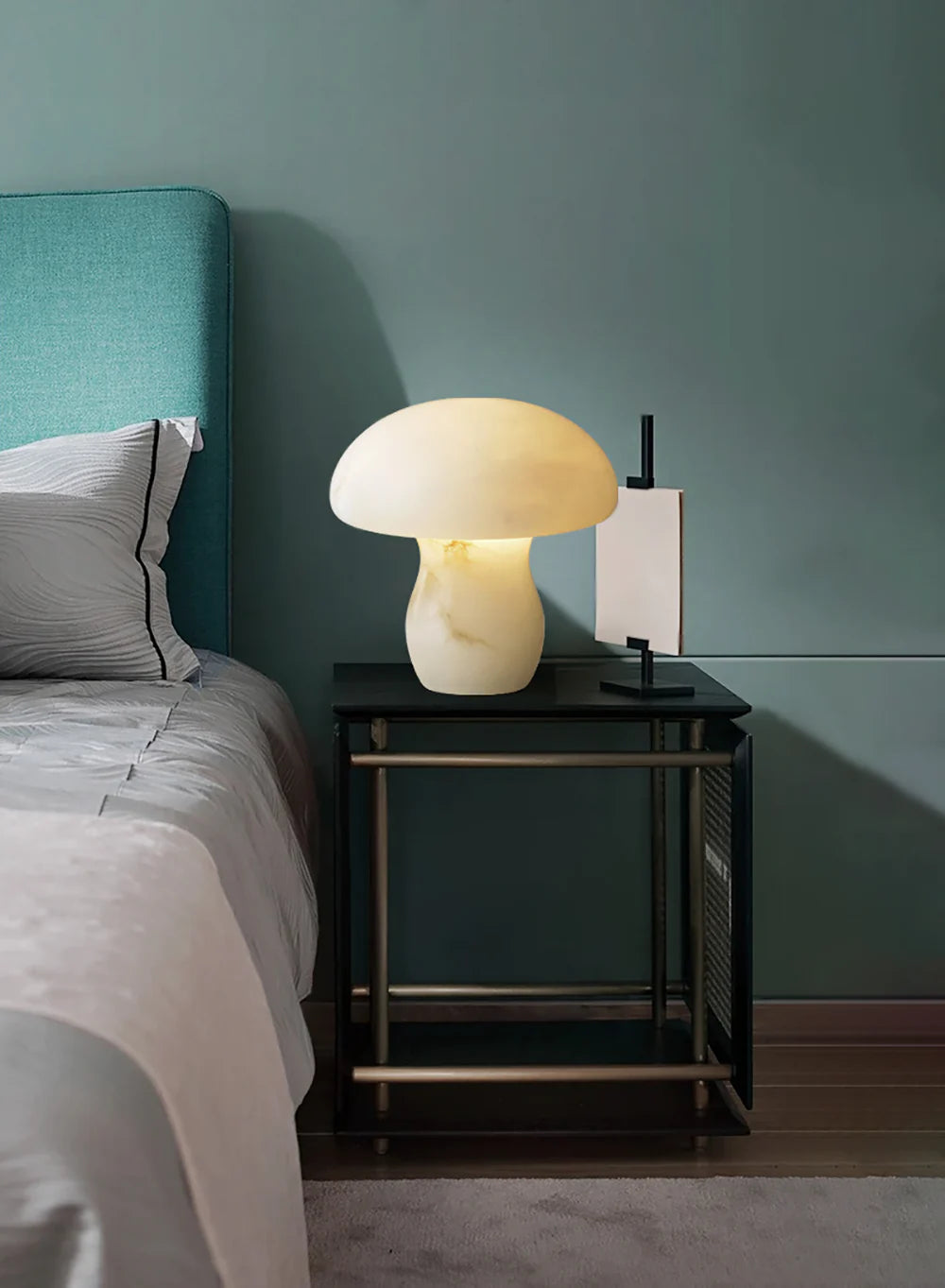 Alabaster Mushroom Table Lamp - Nuvé