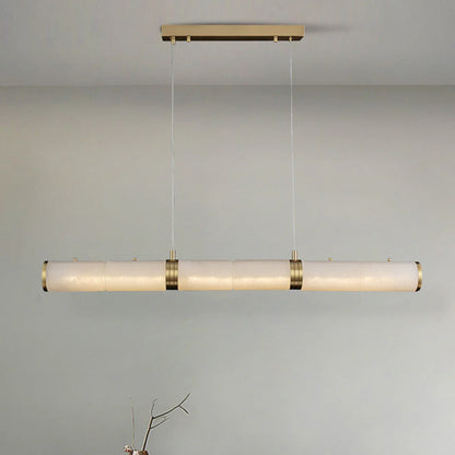 Alabaster Pillar Linear Chandelier - Nuvé