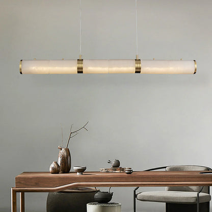 Alabaster Pillar Linear Chandelier - Nuvé