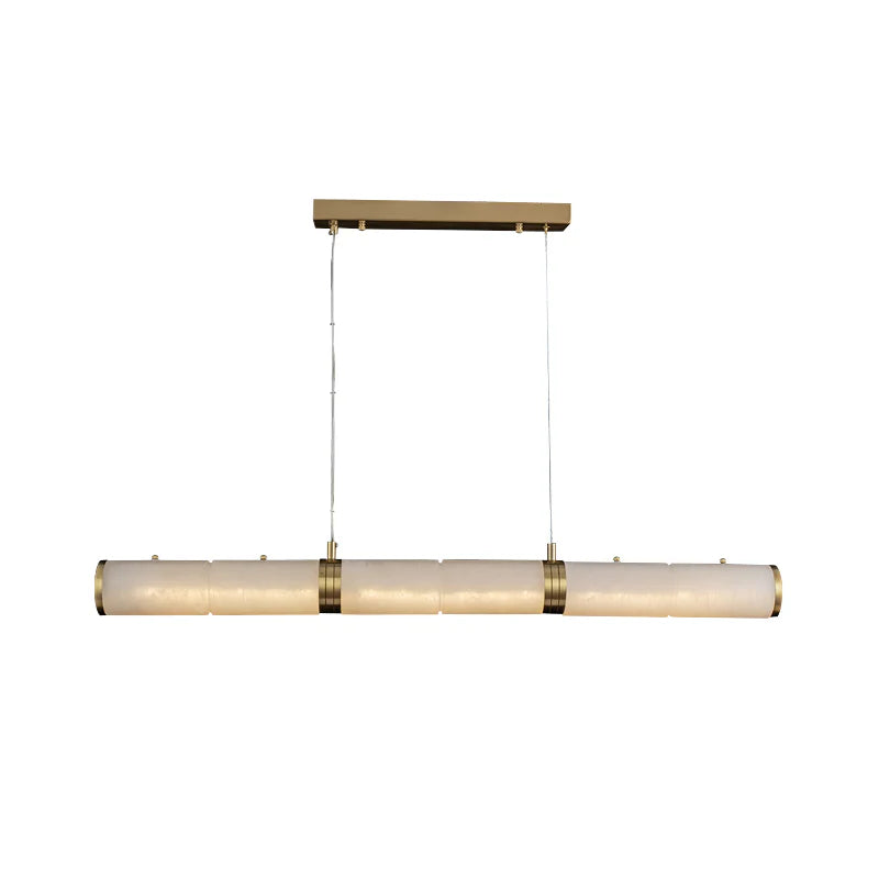 Alabaster Pillar Linear Chandelier - Nuvé