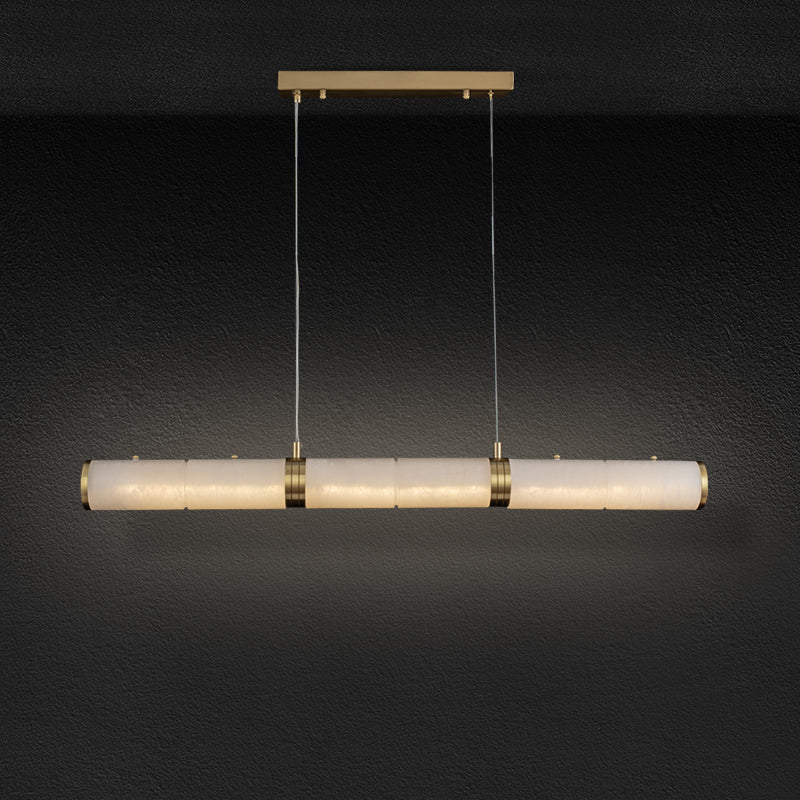 Alabaster Pillar Linear Chandelier - Nuvé