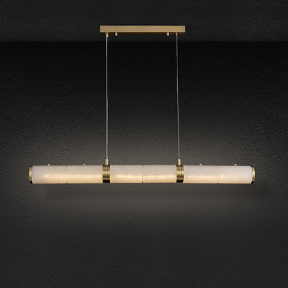 Alabaster Pillar Linear Chandelier - Nuvé