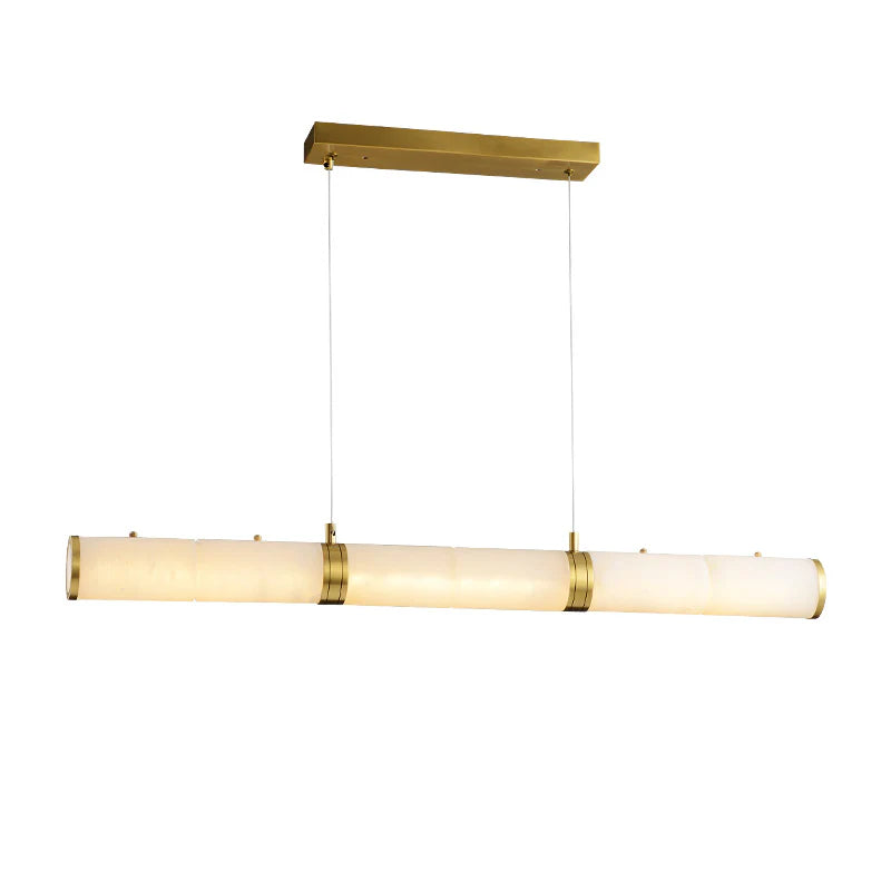 Alabaster Pillar Linear Chandelier - Nuvé