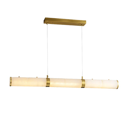 Alabaster Pillar Linear Chandelier - Nuvé