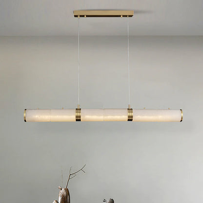 Alabaster Pillar Linear Chandelier - Nuvé