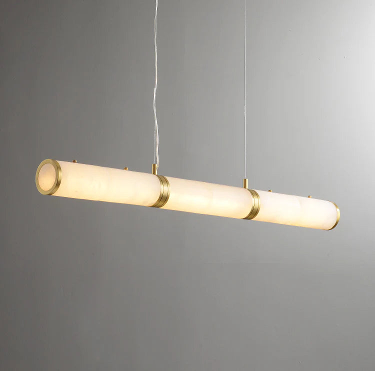 Alabaster Pillar Linear Chandelier - Nuvé
