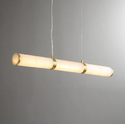 Alabaster Pillar Linear Chandelier - Nuvé