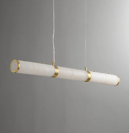 Alabaster Pillar Linear Chandelier - Nuvé