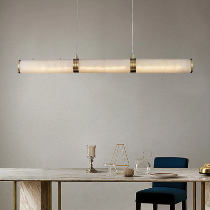 Alabaster Pillar Linear Chandelier - Nuvé