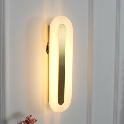 Alabaster Rounded Wall Light - Nuvé