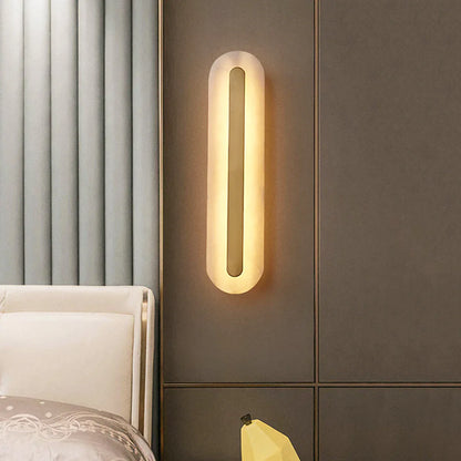 Alabaster Rounded Wall Light - Nuvé