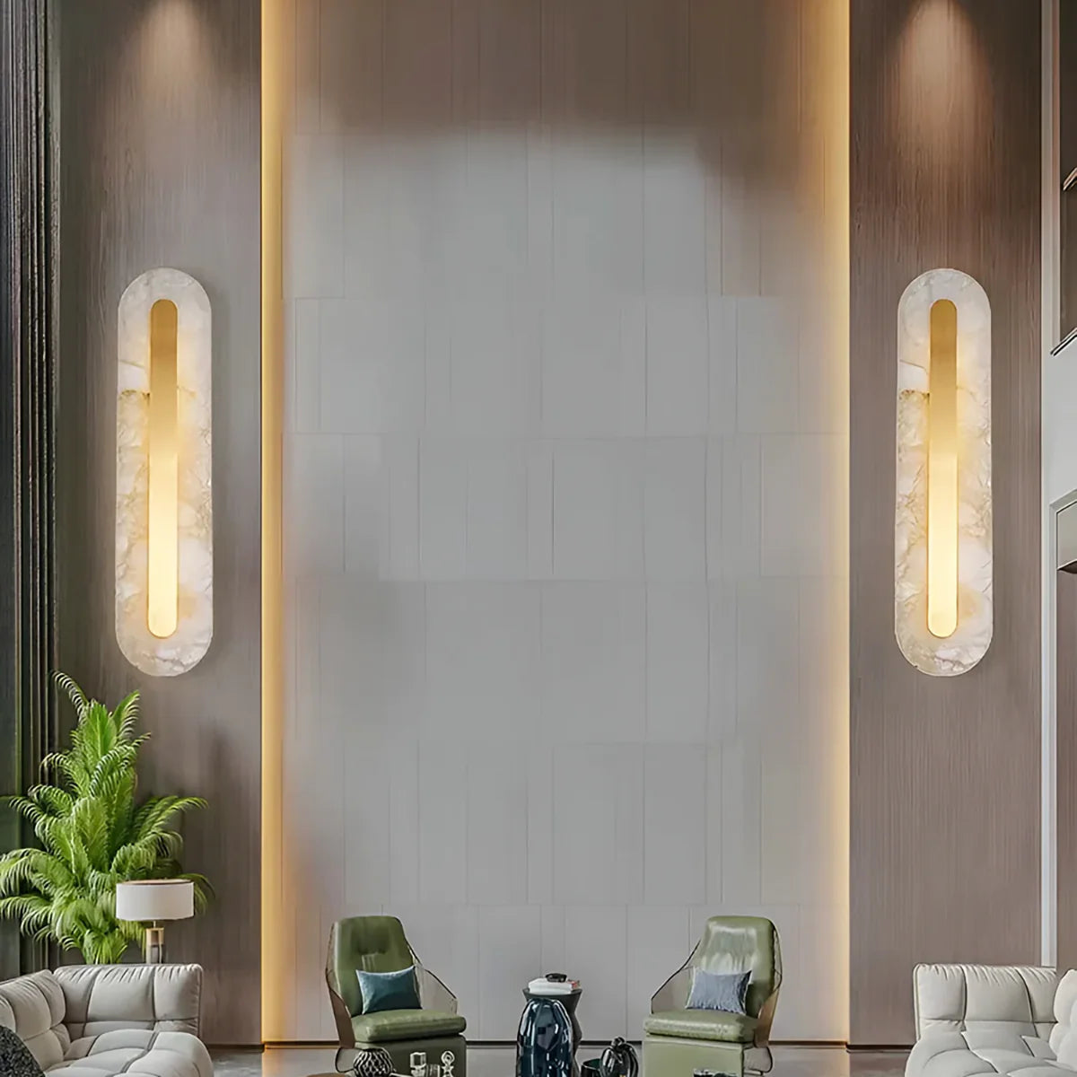 Alabaster Rounded Wall Light - Nuvé