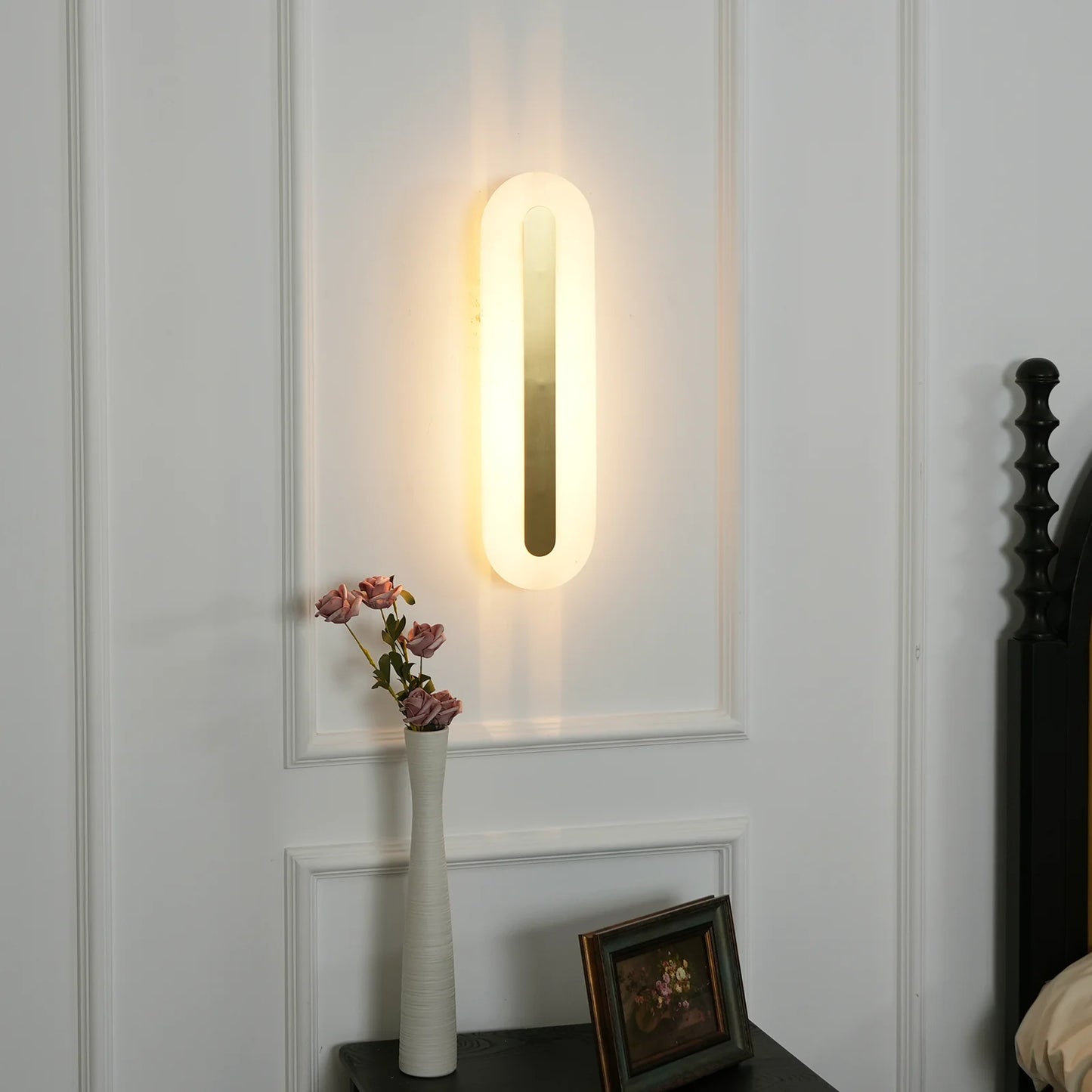 Alabaster Rounded Wall Light - Nuvé