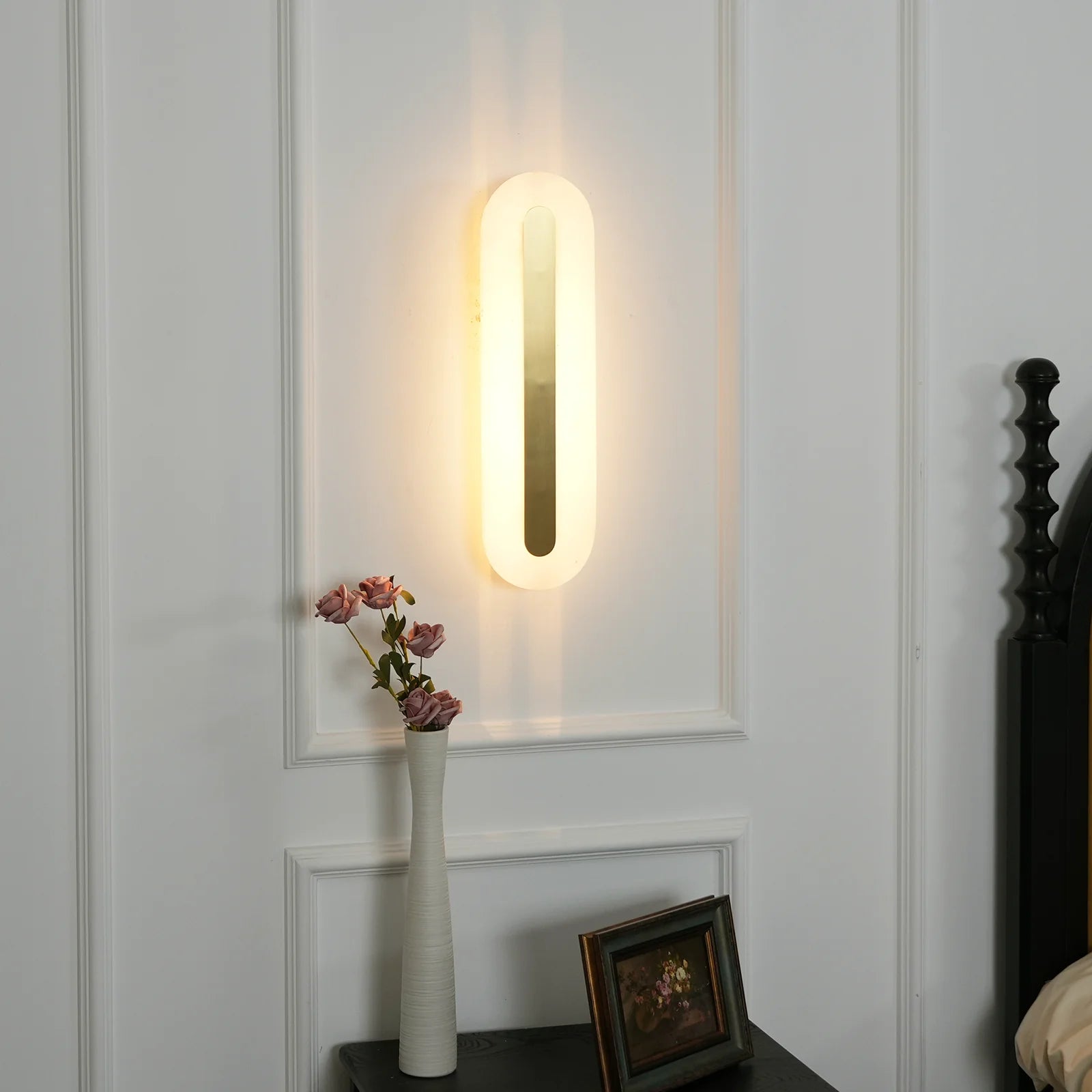 Alabaster Rounded Wall Light - Nuvé